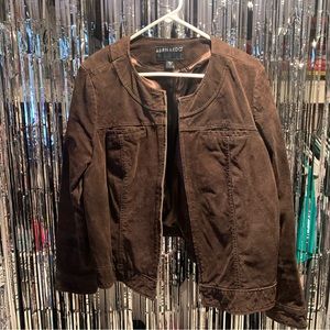 BERNARDO Brown Suede Jacket Size 1X